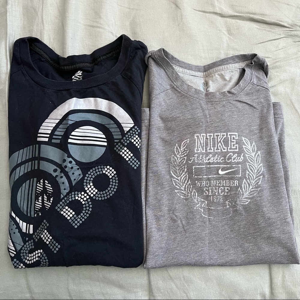NIKE Bundle - Long & Short Sleeve Workout Shirts